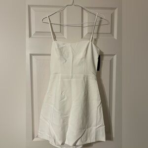 French Connection Strapless Cream Dress